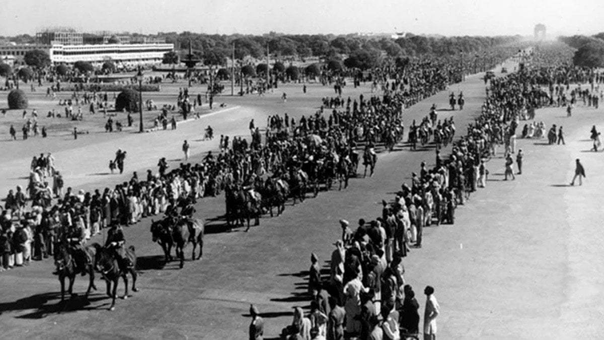 Not on Rajpath, the first Republic Day celebration took place here, the Maharaja gave gifts