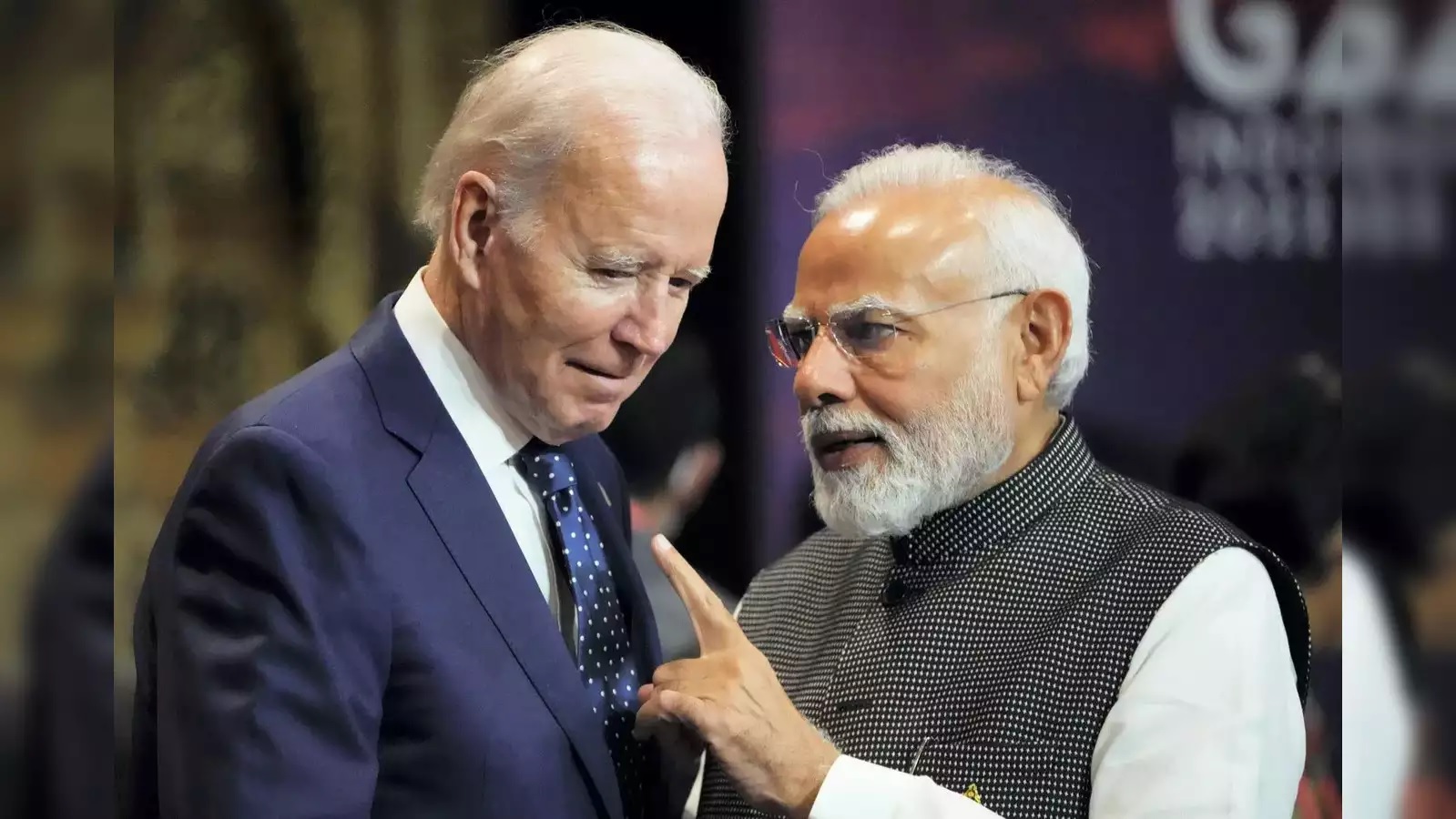 Americas alert on Chinas actions Joe Biden said We are strengthening relations with India