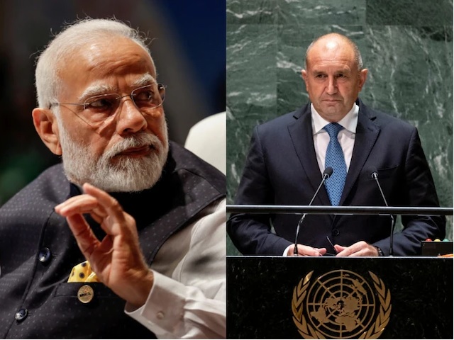 Bulgarian President praises Indian Navys bravery at sea thanks PM Modi