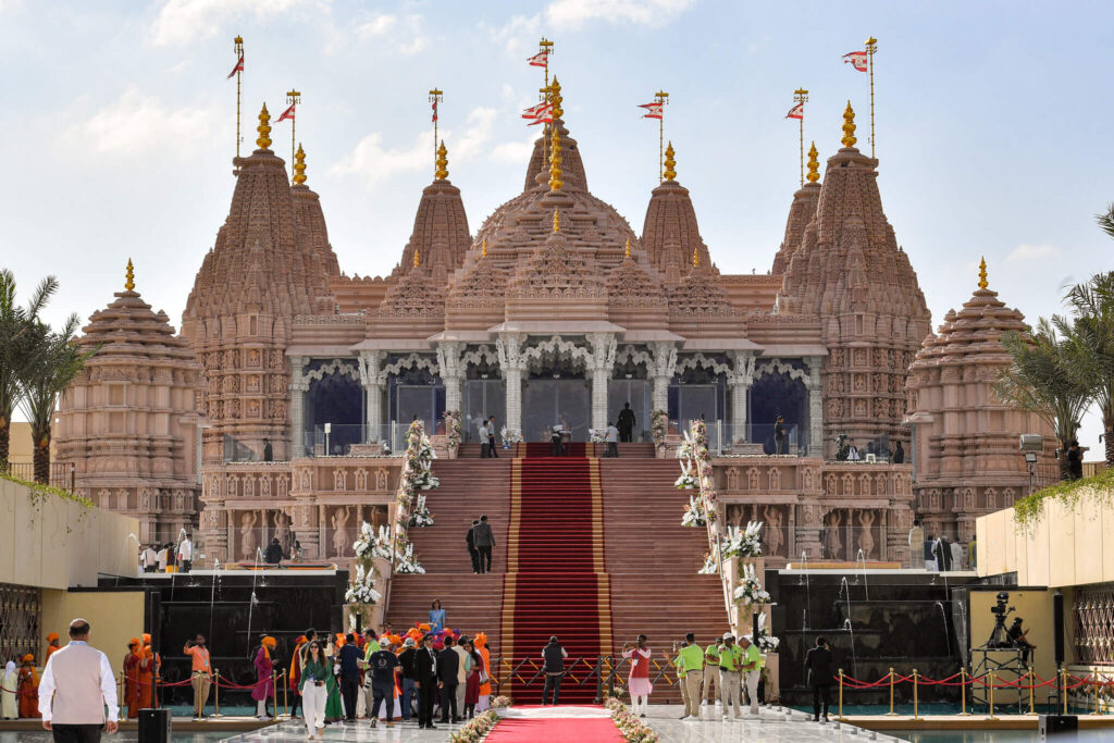 First Hindu temple built in Abu Dhabi open to devotees