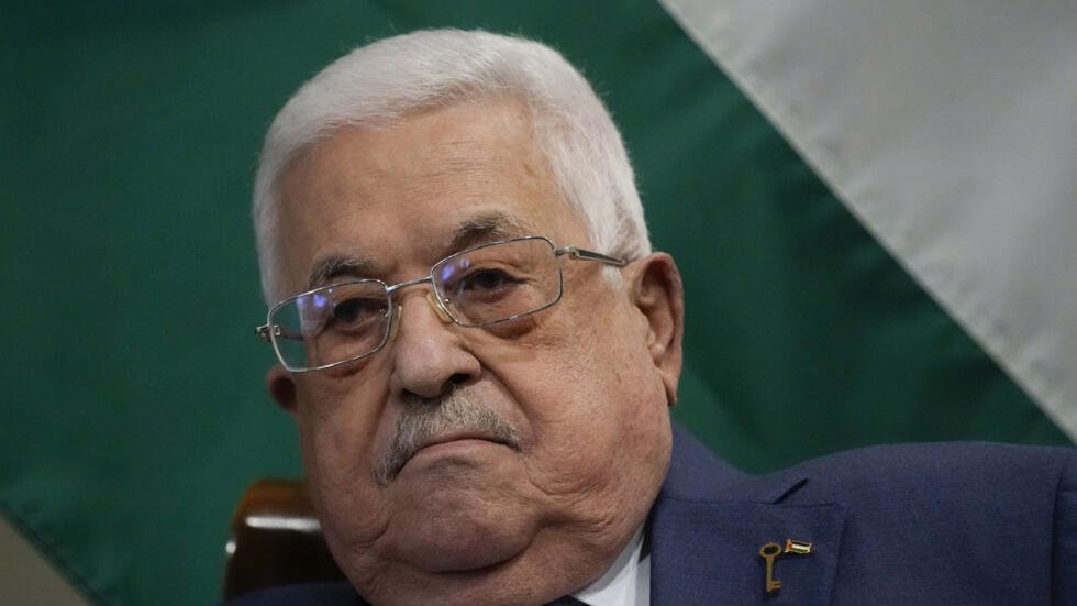 The Palestinian president was outraged by the death of 104 civilians in Gaza