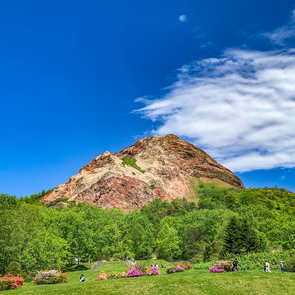 The mountain appeared overnight in the wheat field but Japan was hiding it from the world