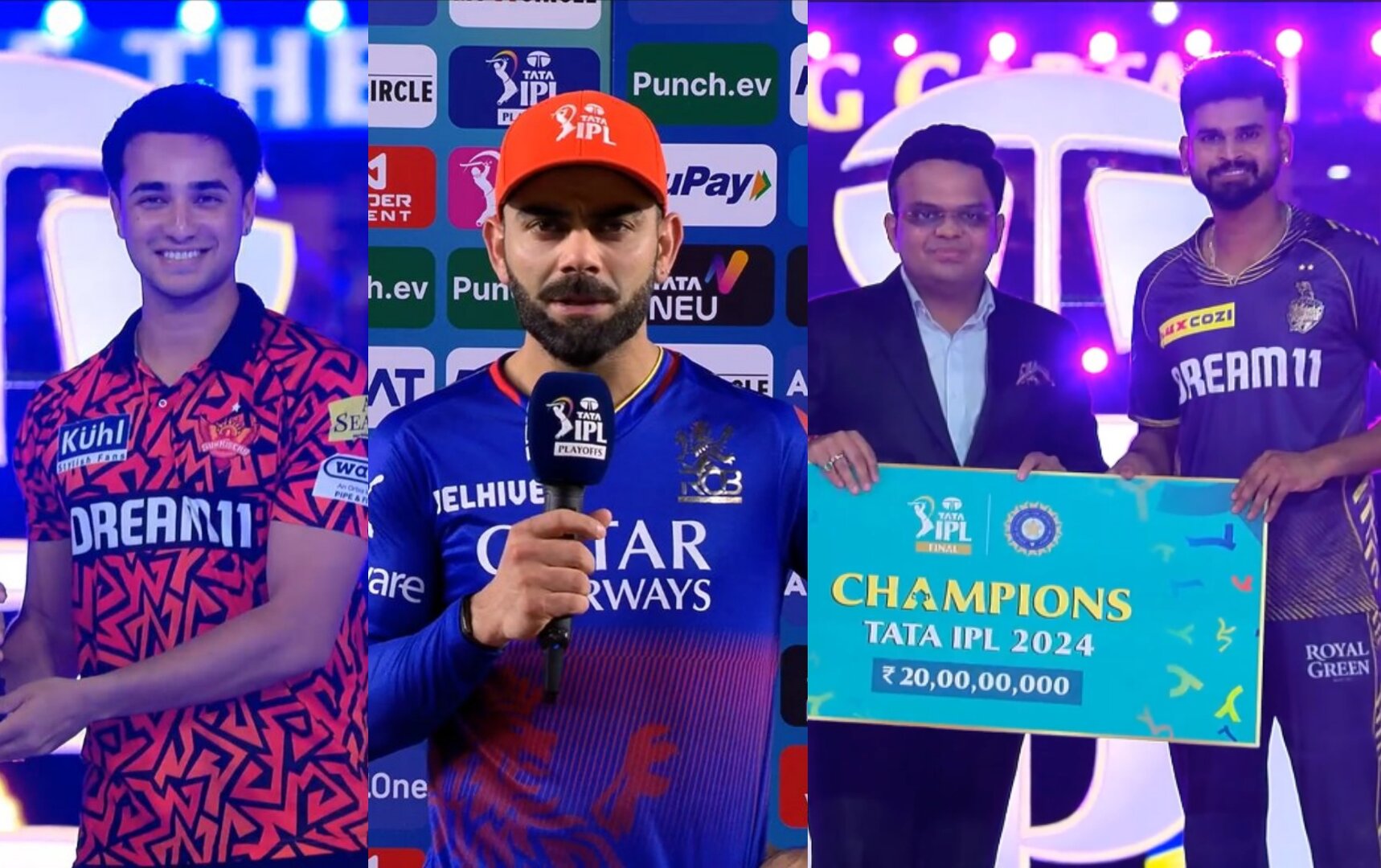 After the final of IPL 2024 the players were showered with prizes these players hit the ground see the complete list 1