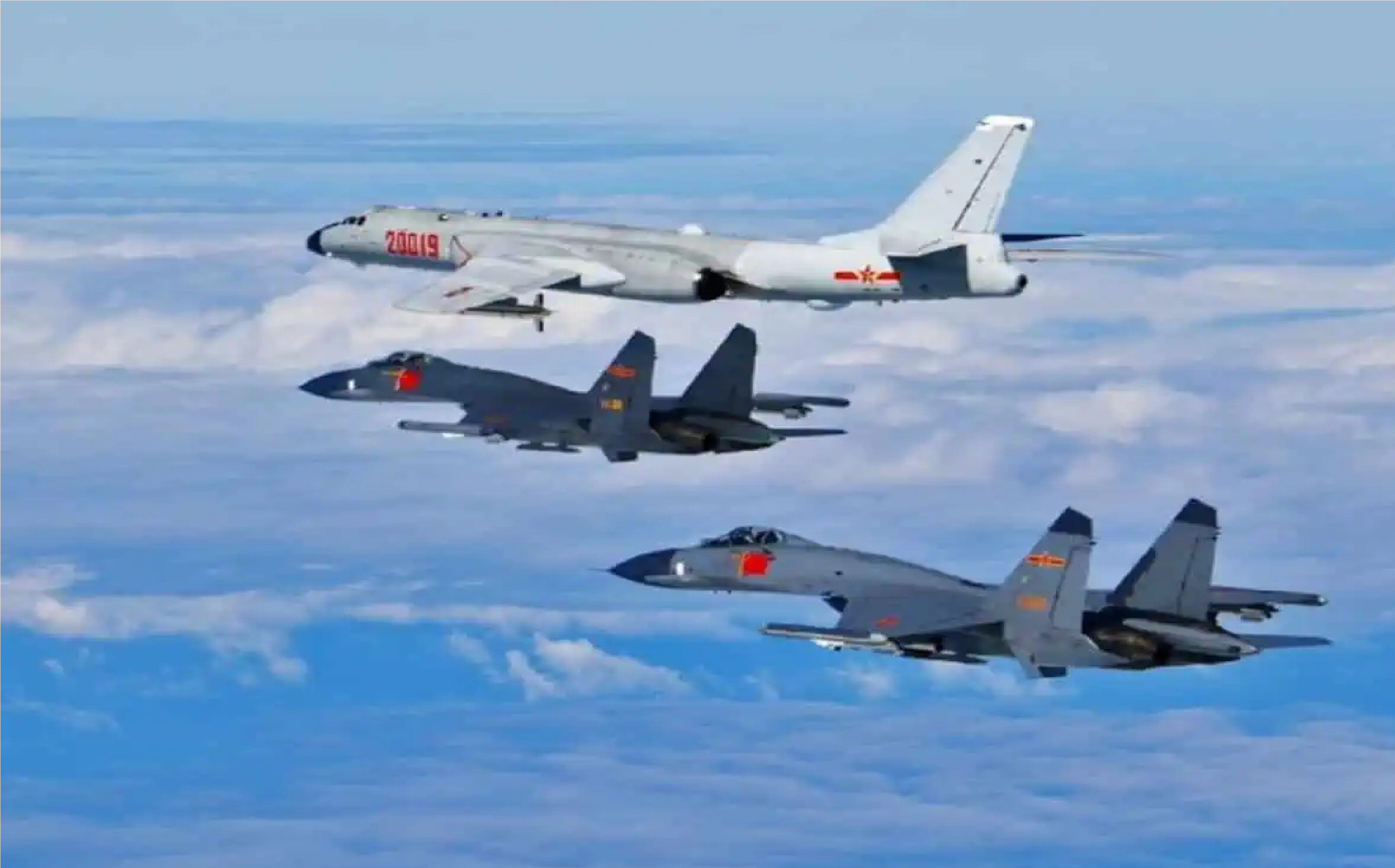 Tensions rise as Chinese fighter jets aircraft and naval convoys circle Taiwan 1