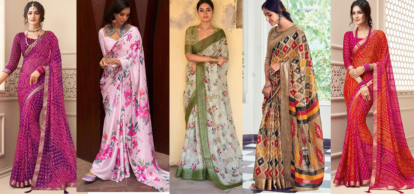 Thinking of wearing a saree in summer So choose the right blouse design you will get relief even in the sun 1