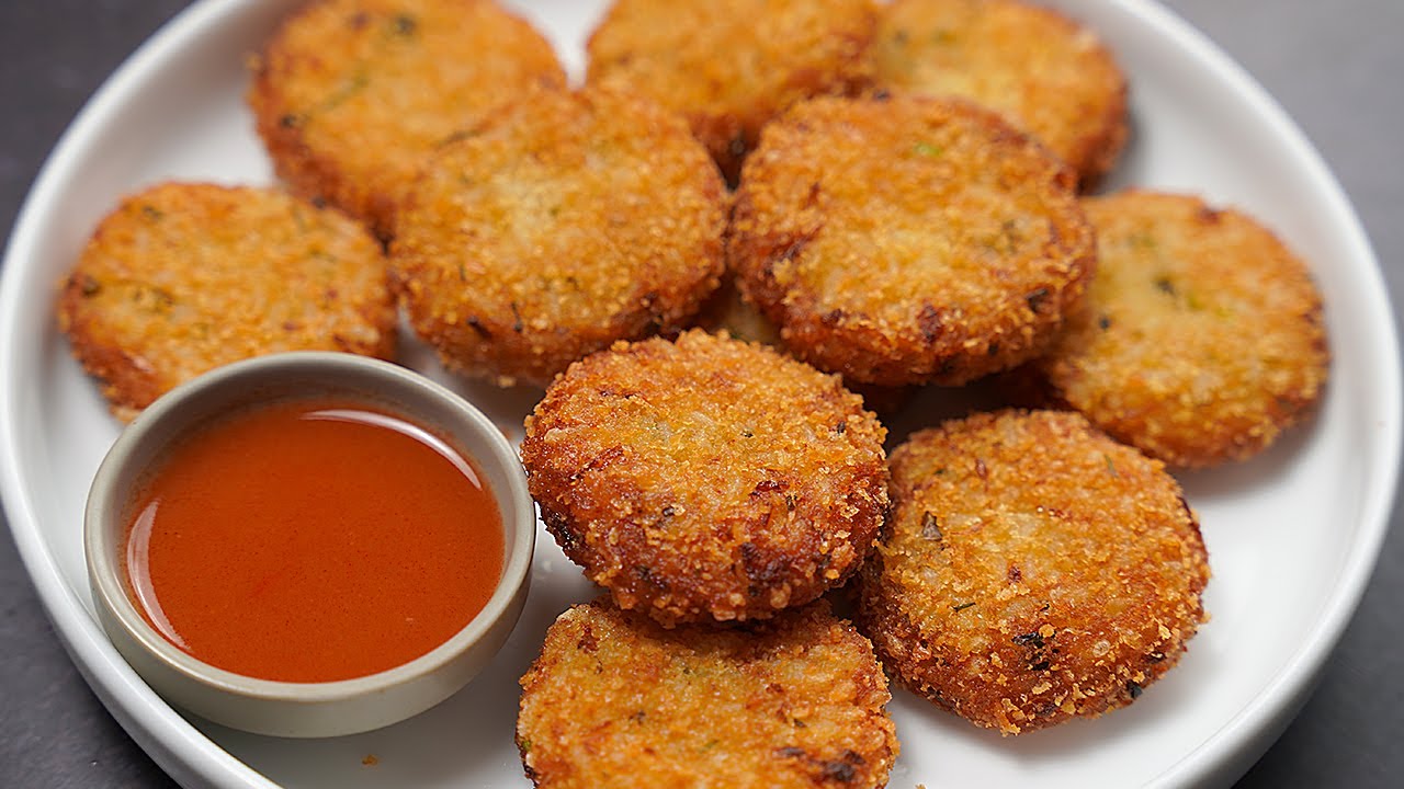 want to make something delicious with left over rice then try cheese cutlet with this recipe 4