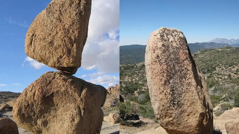 amazing balance rock this rock rests on just a few inches earthquake of 5 reactors could not shake it 2