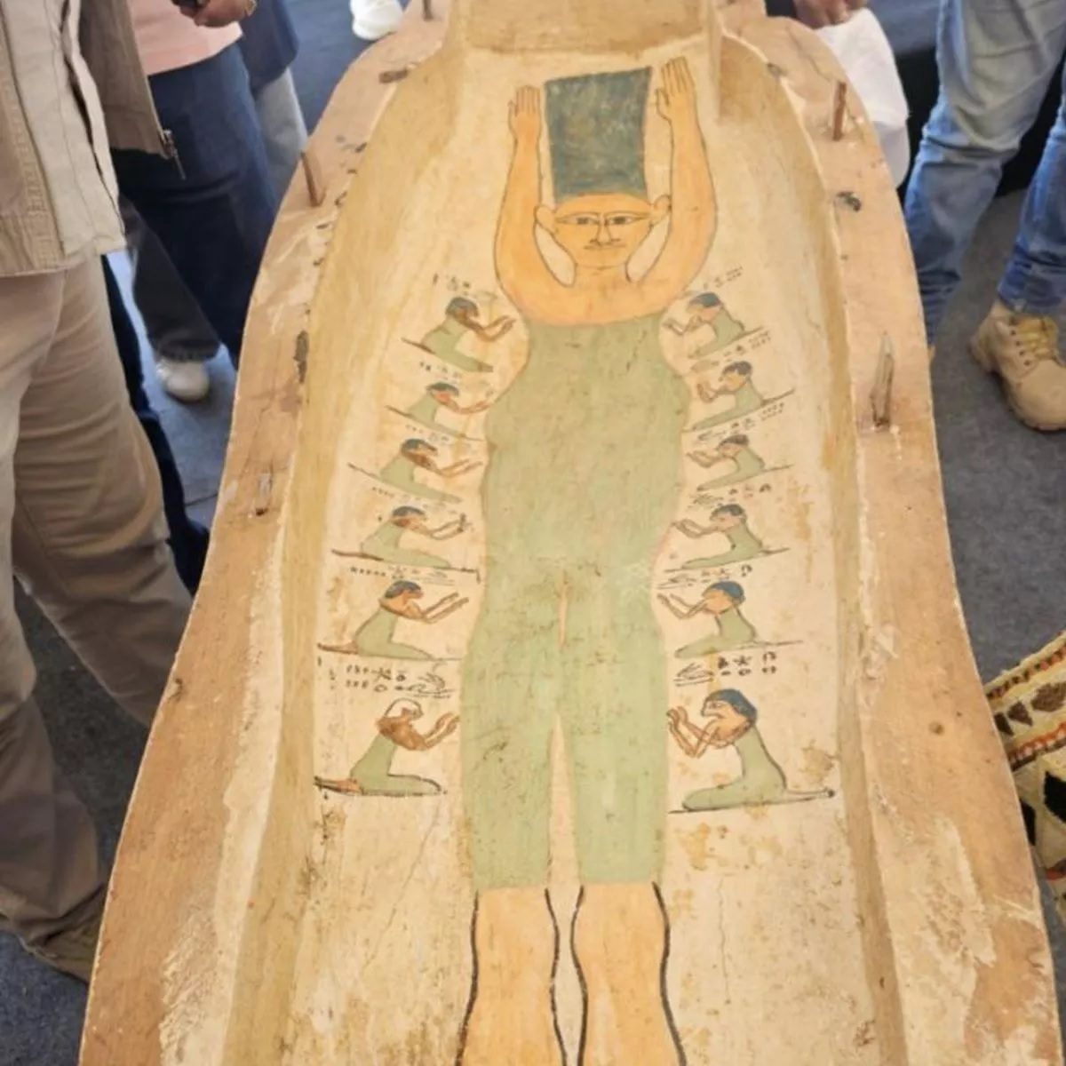 animated series character the simpsons spotted in 3000 year old ancient coffin claimed as time travel proof1