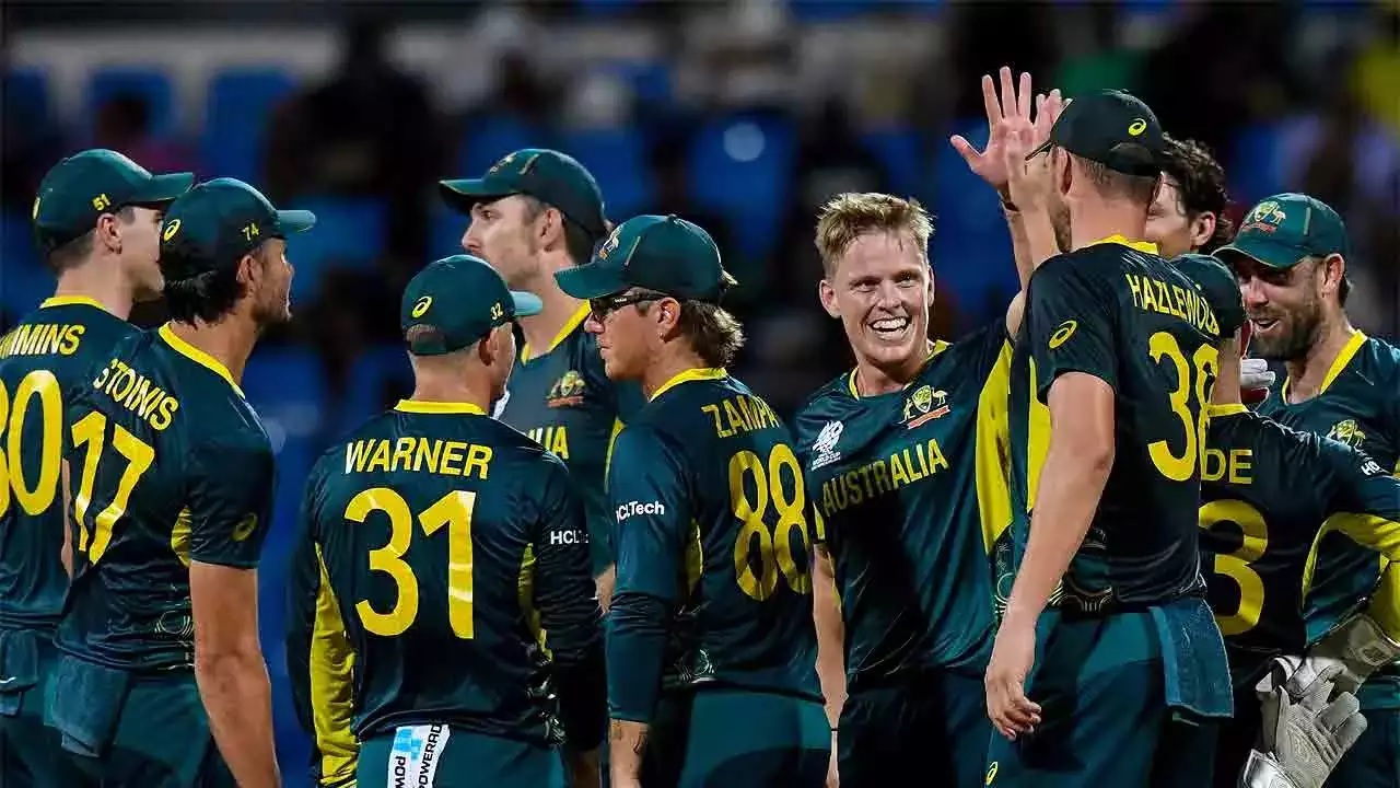 australia qualify for super 8 in t20 world cup 2024 after beat namibia by 9 wickets and 86 balls spare