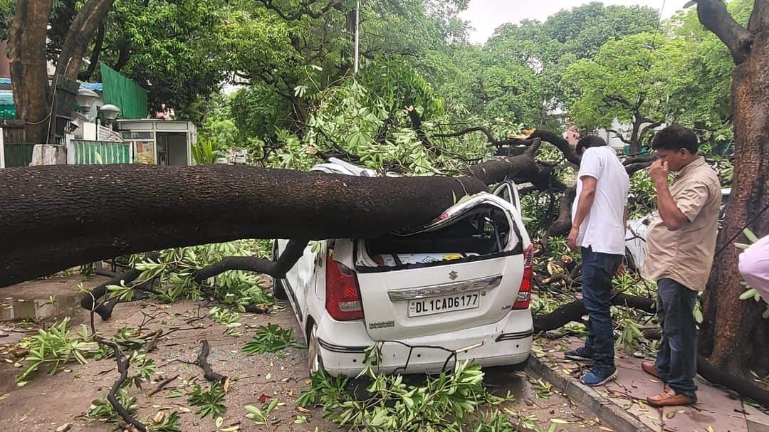 bharuch 3 dead tree falls heavy rains strong winds shuklatirtha2