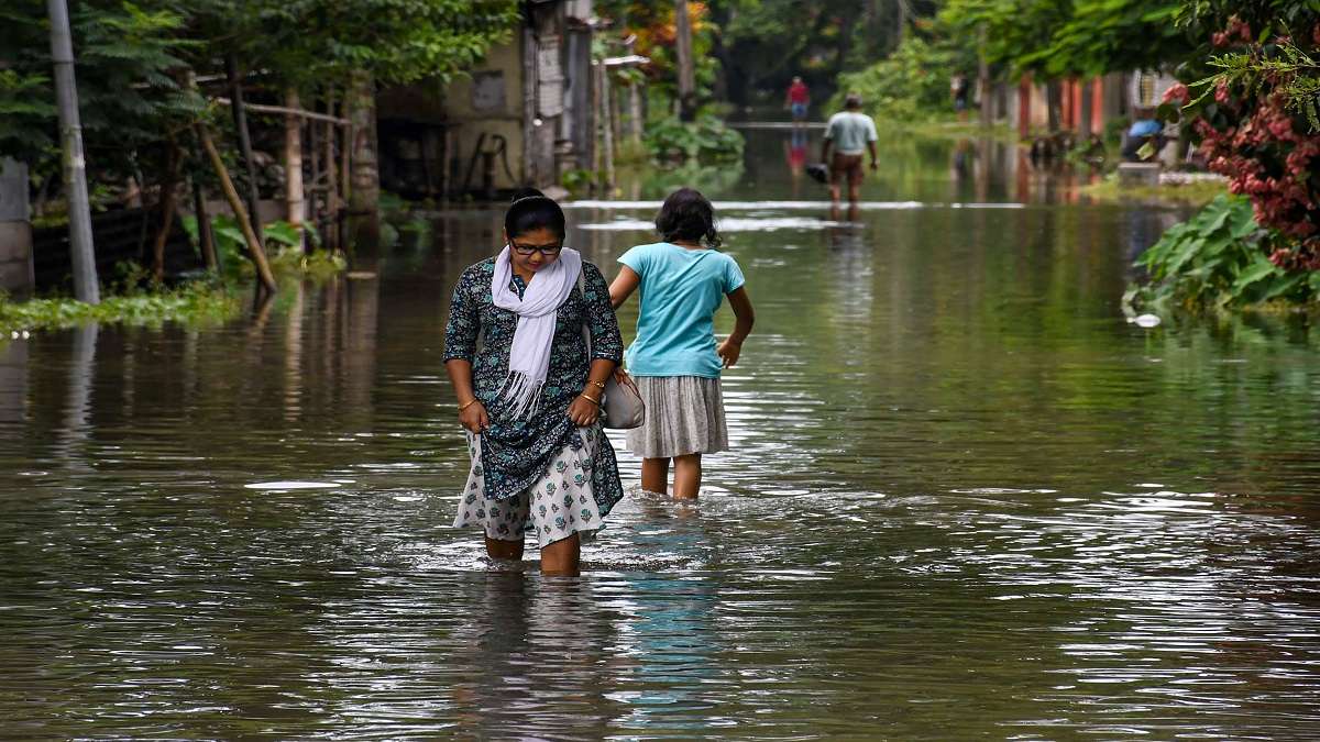 flood in assam heavy rain state government death toll affected people1