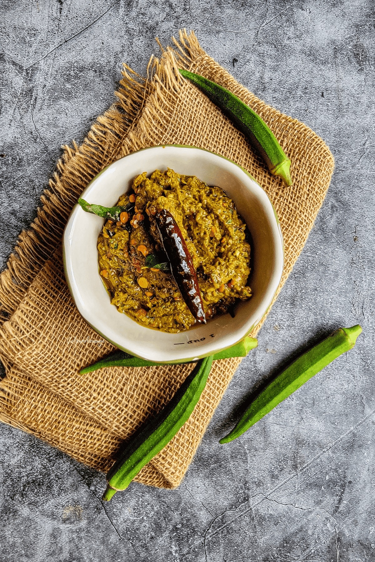 karnataka special spicy bhindi chutney or bendekayi pachadi recipe1