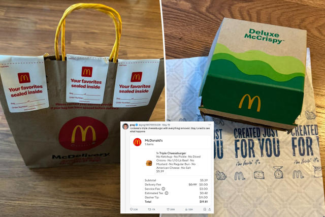 man ordered burger with everything removed gets surprise box bizarre news