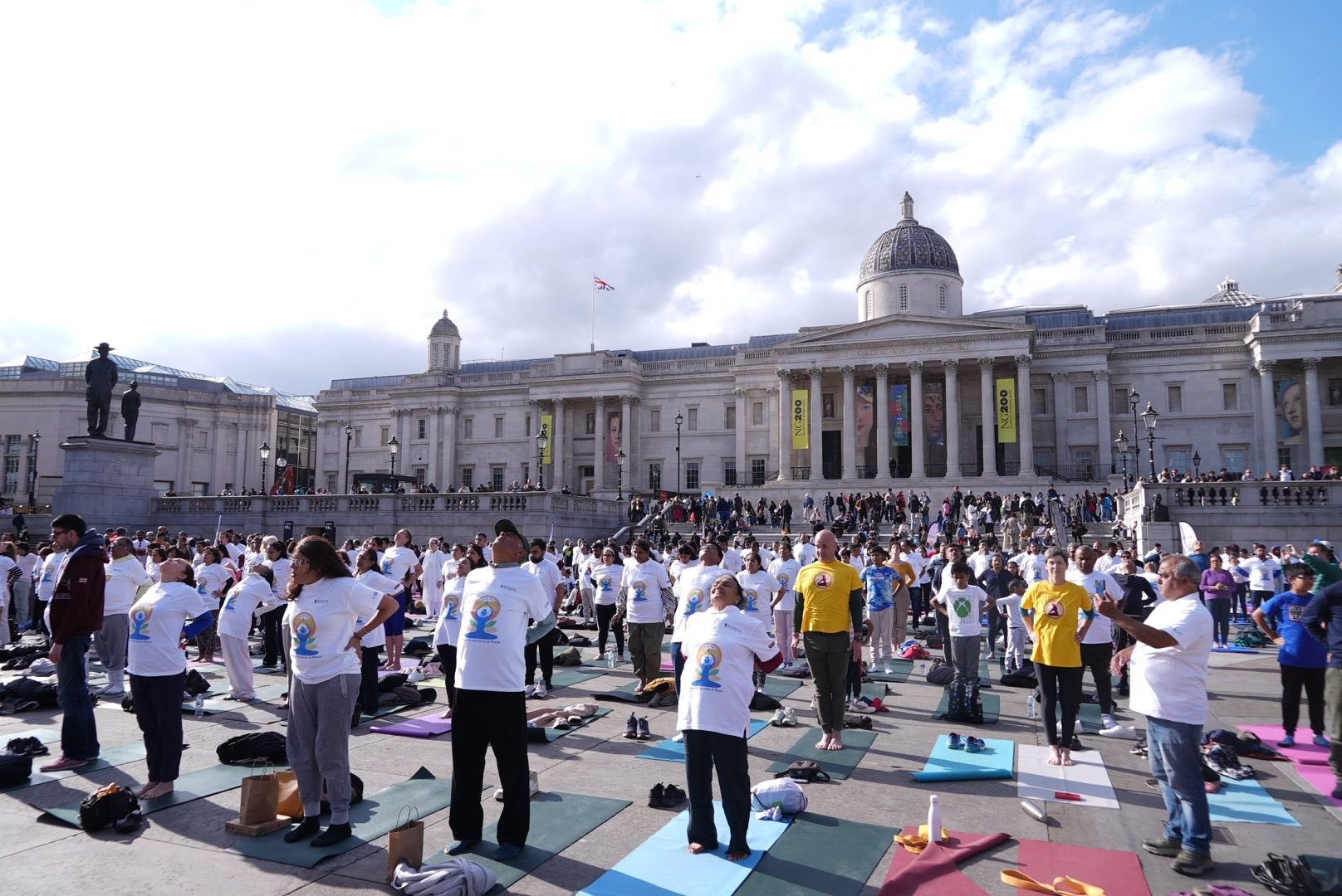 over 700 attend indian high commission yoga event in trafalgar square of london1