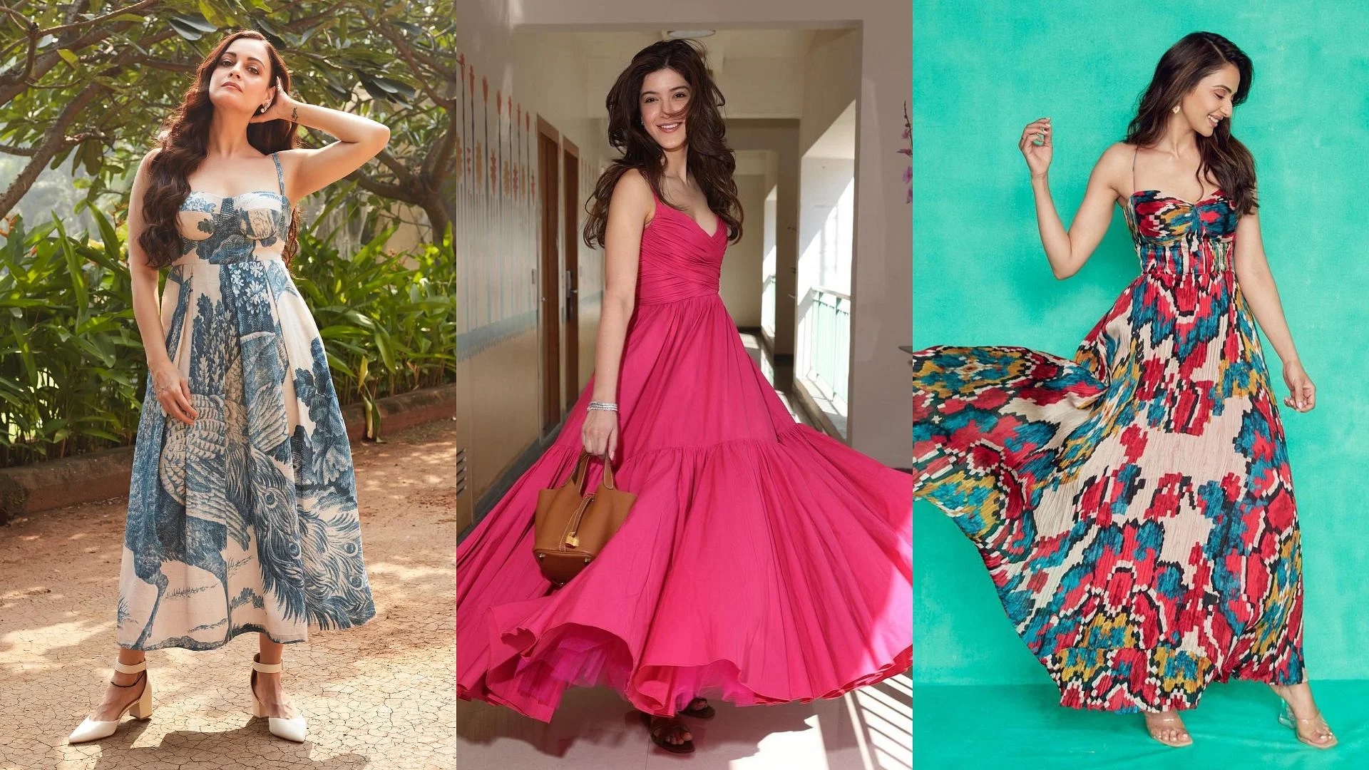 trendy maxi dress for woman inspired by actress shanaya kapoor to janhvi 01