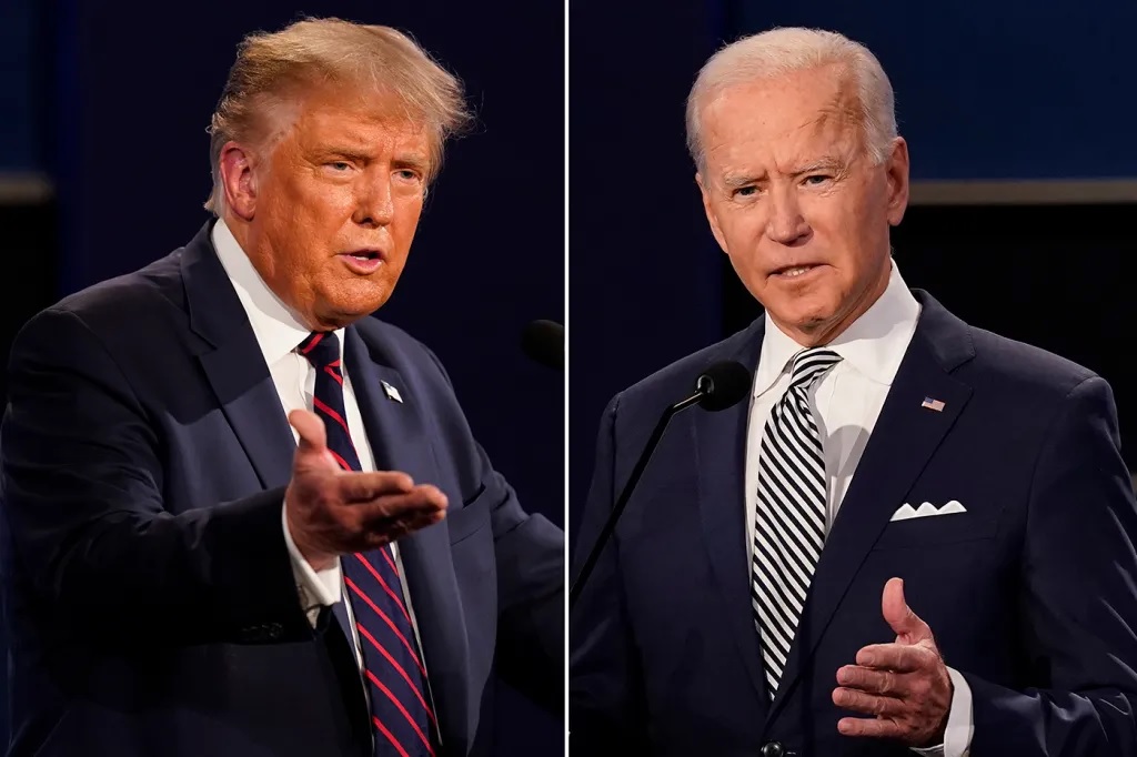 us presidential debate trump lashed out at biden 1