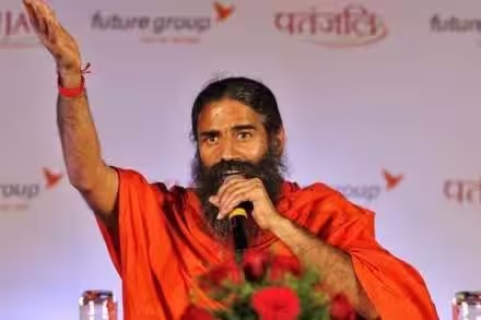 Babaramdev came out in support of installing name plates in front of shops in UP saying this 01