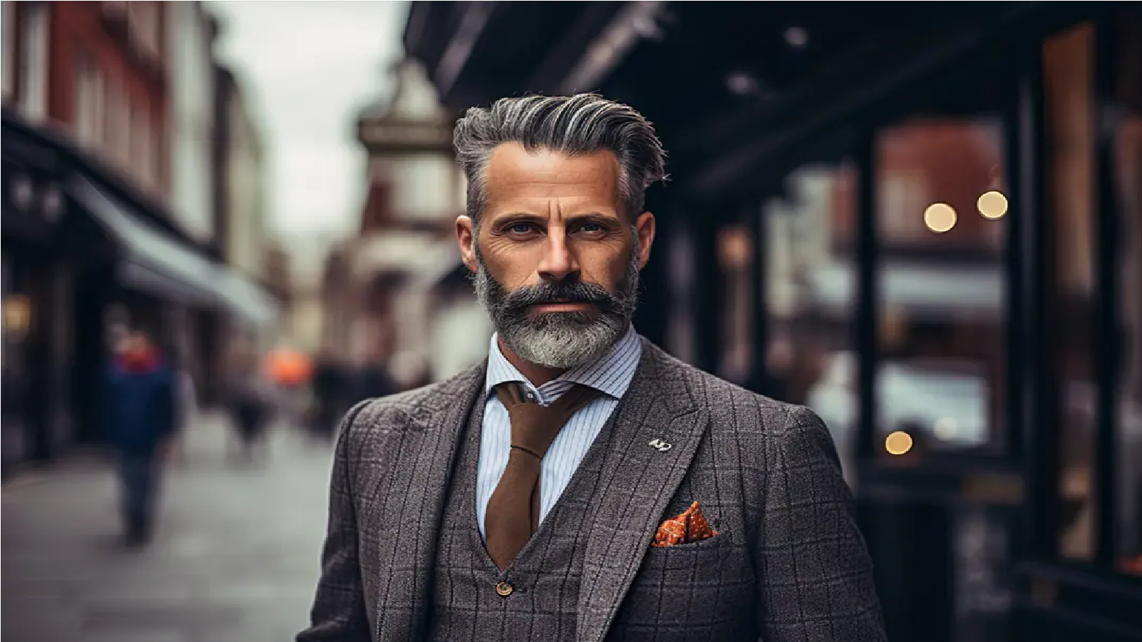 If you want to look handsome at the age of 40 then style it like this 1