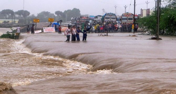 Meghrajas Tandav in Gujarat Saurashtra South Gujarat floods due to heavy rains 01