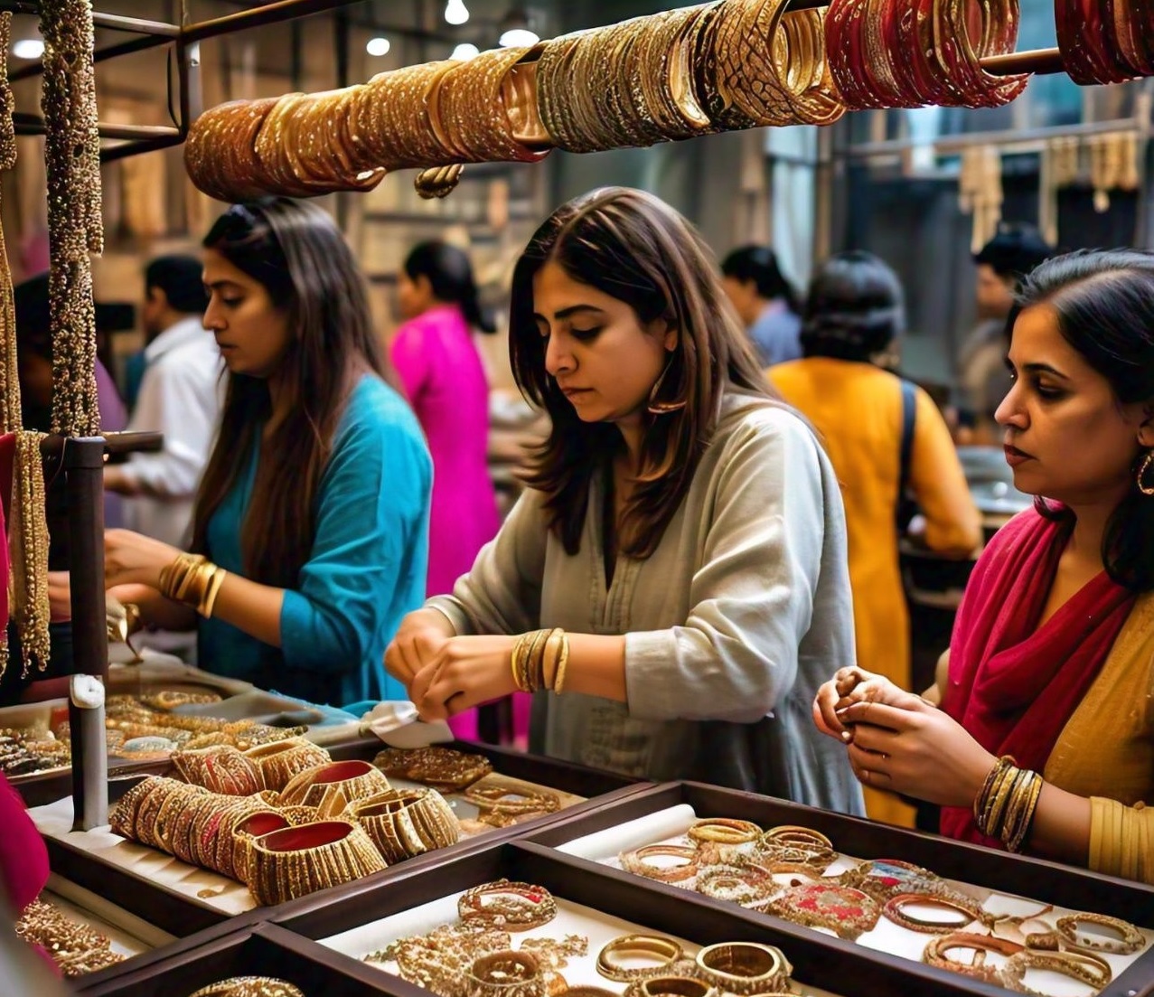 bangle shopping market in delhi for bangles 1