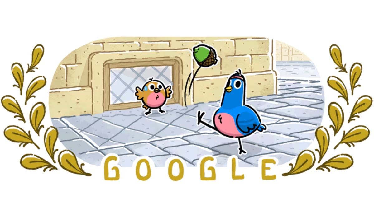 google doodle today on sunday 28 july 2024 paris games football 1