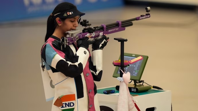 india can win first medal at olympics 2024 on day 1 in shooting 10m air rifle mixed team event 1