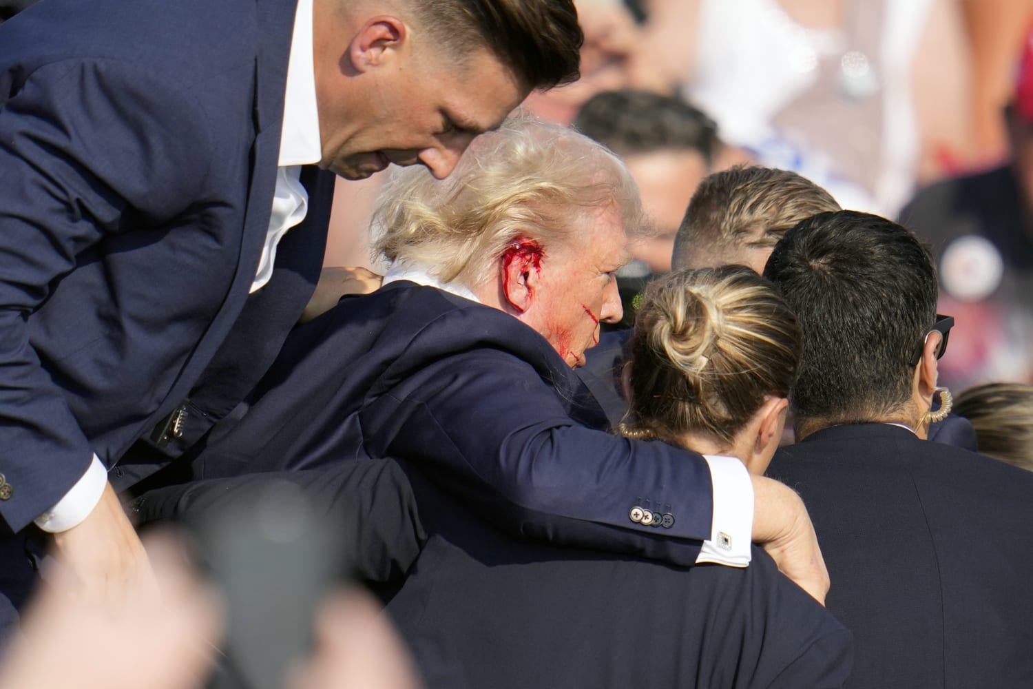 trump actually shot in the ear and attacked pennsylvania rally fbi claim in investigation 1