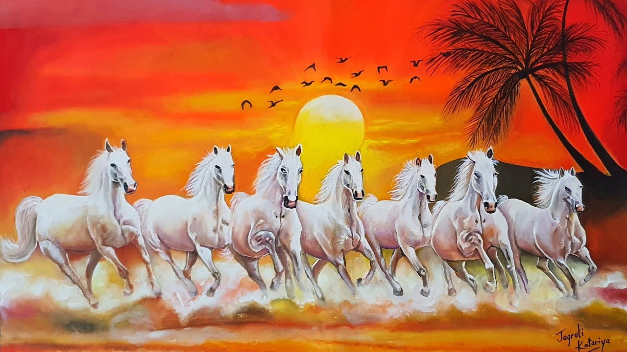 According to Vastu what is the benefit of installing a picture of a running horse in the house 1