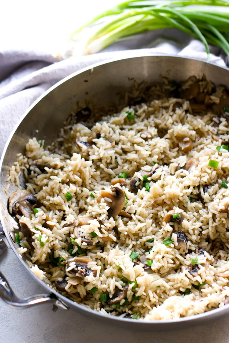 Mushroom Rice Pilaf 4