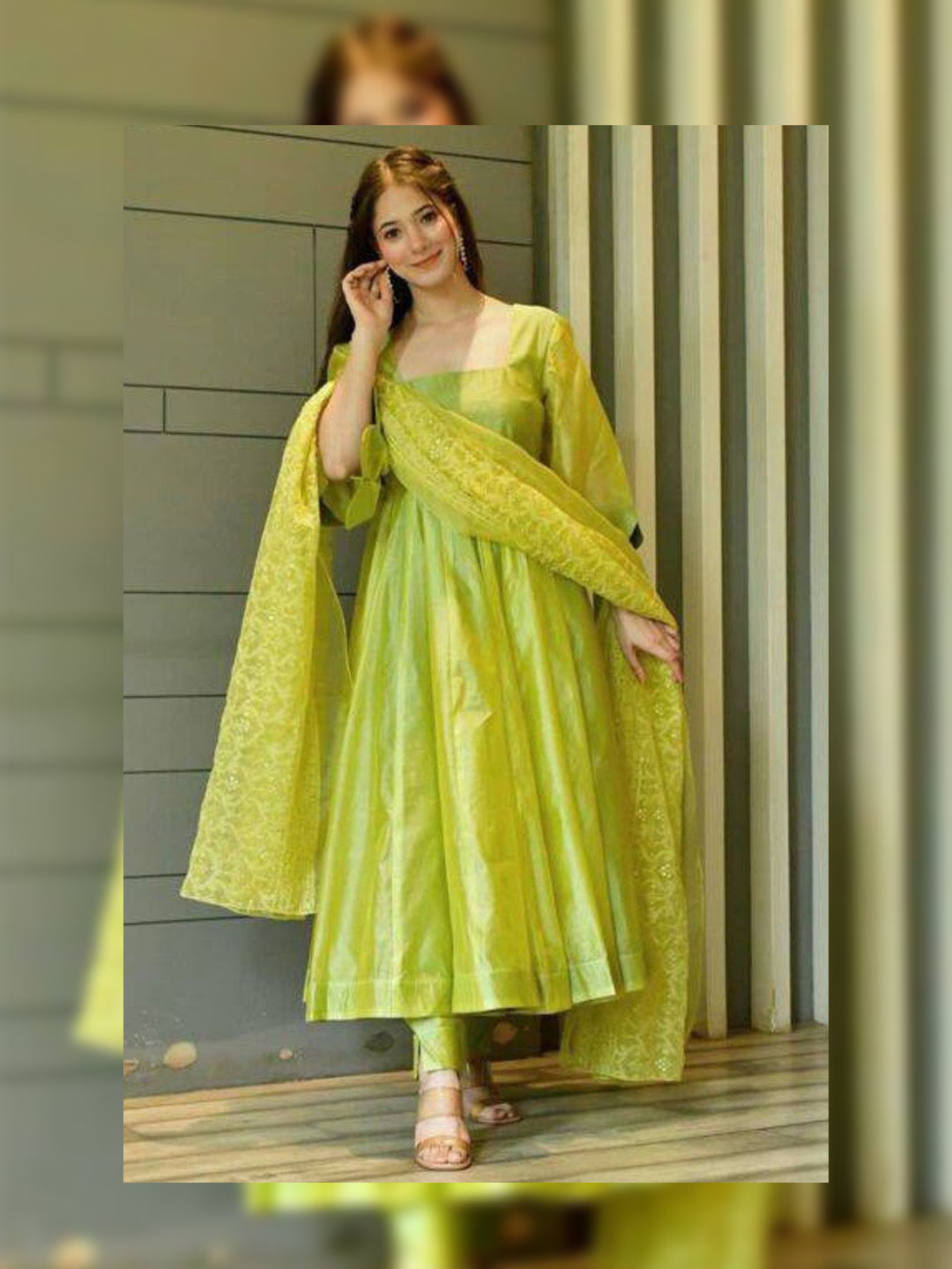 organza salwar suit designs for daily wear in office 2