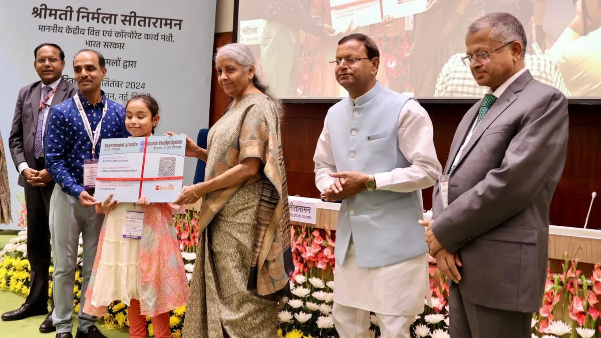 Sitharaman launches NPS Vatsalya1