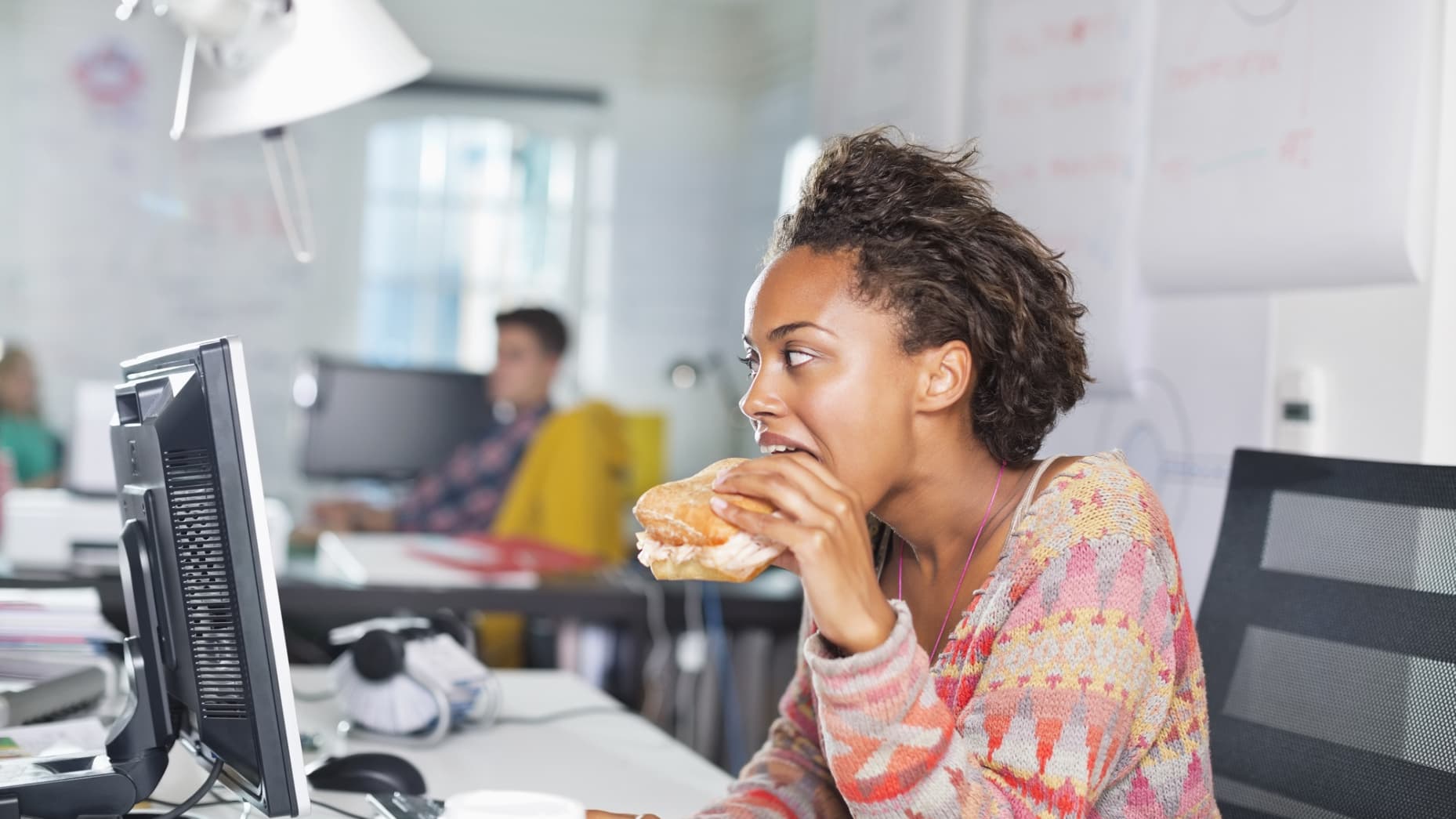 if you miss lunch due to work you are harming your health and productivity2