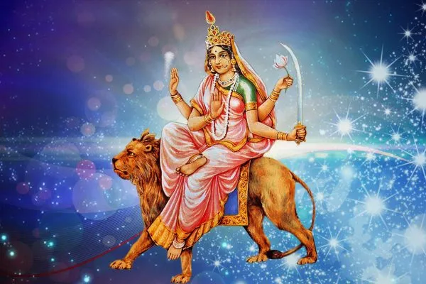 navratri 6th day katyayani mata puja vidhi shubh muhurat bhog aarti and mantra1