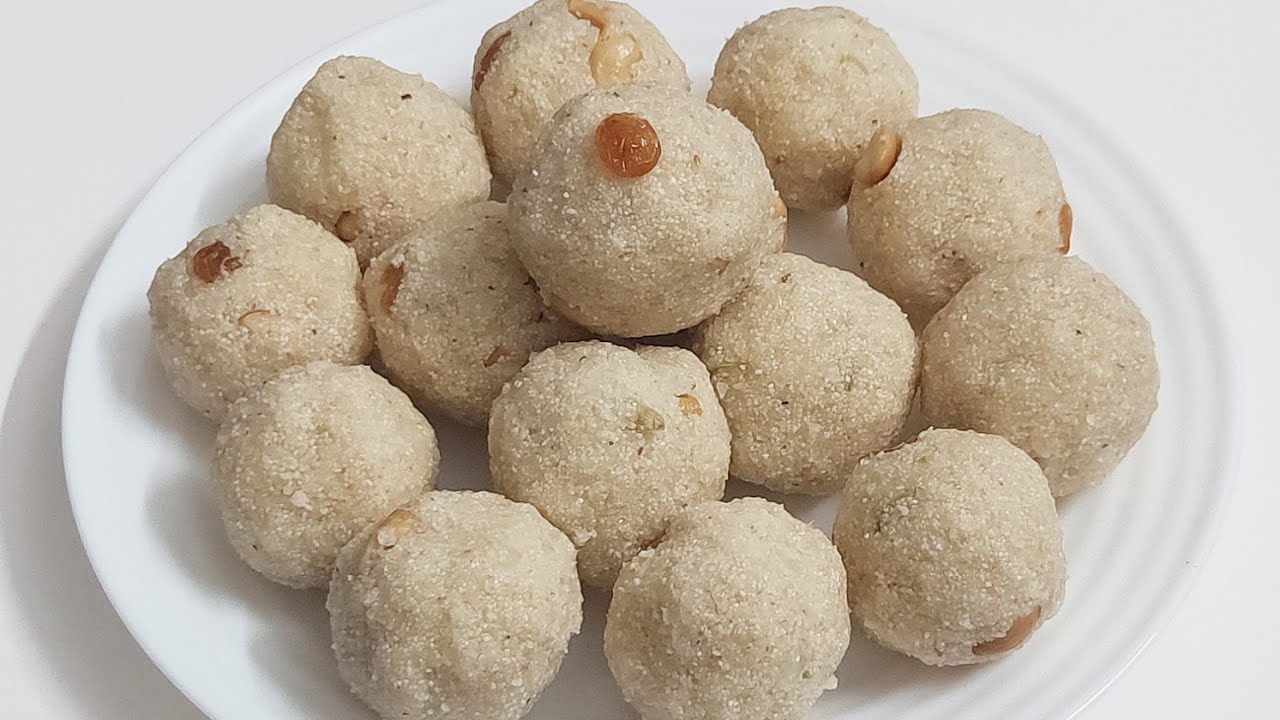 diwali sweets recipe how to make rava ladoo at home1