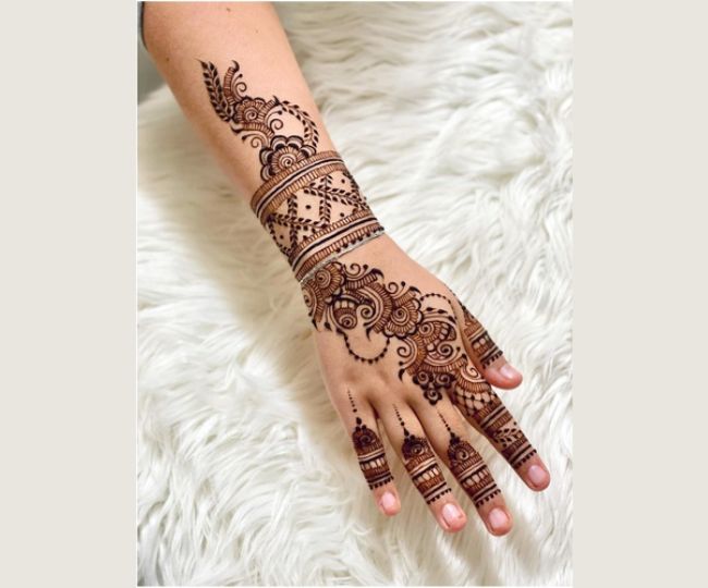 easy navratri mehndi designs top 5 minimal quick mehndi designs for navratri at home check details