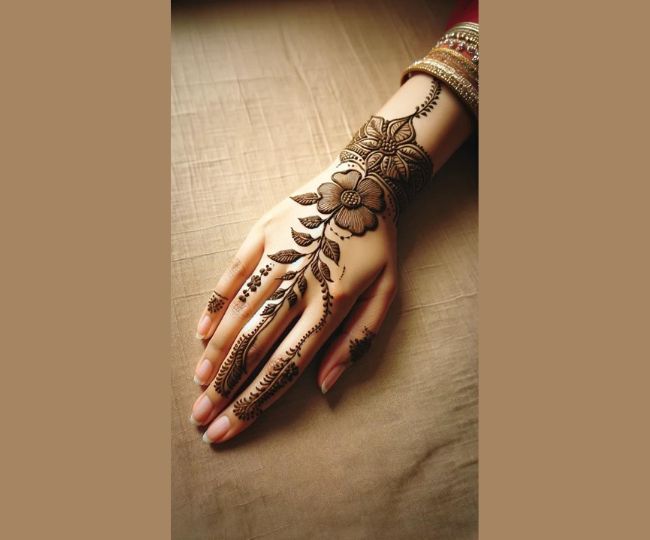 easy navratri mehndi designs top 5 minimal quick mehndi designs for navratri at home check details3