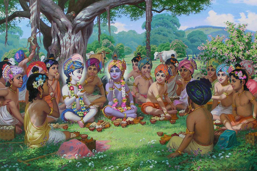 govardhan puja 2024 bhagwan shrikrishna lila in vrindavan about gowardhan parvat related to indra devta2