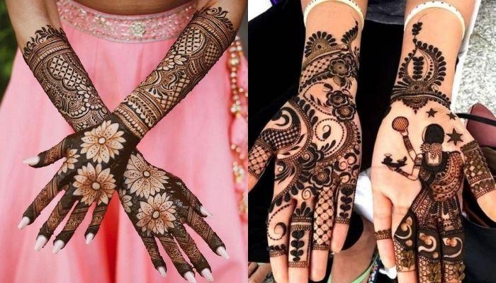 karwa chauth 2024 apply a unique mehndi design on karva chauth2