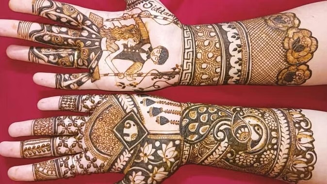 karwa chauth special mehndi design 2024 images latest and simple henna1