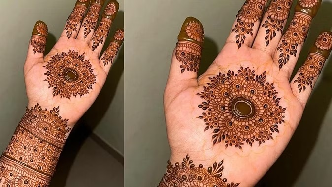 karwa chauth special mehndi design 2024 images latest and simple henna3