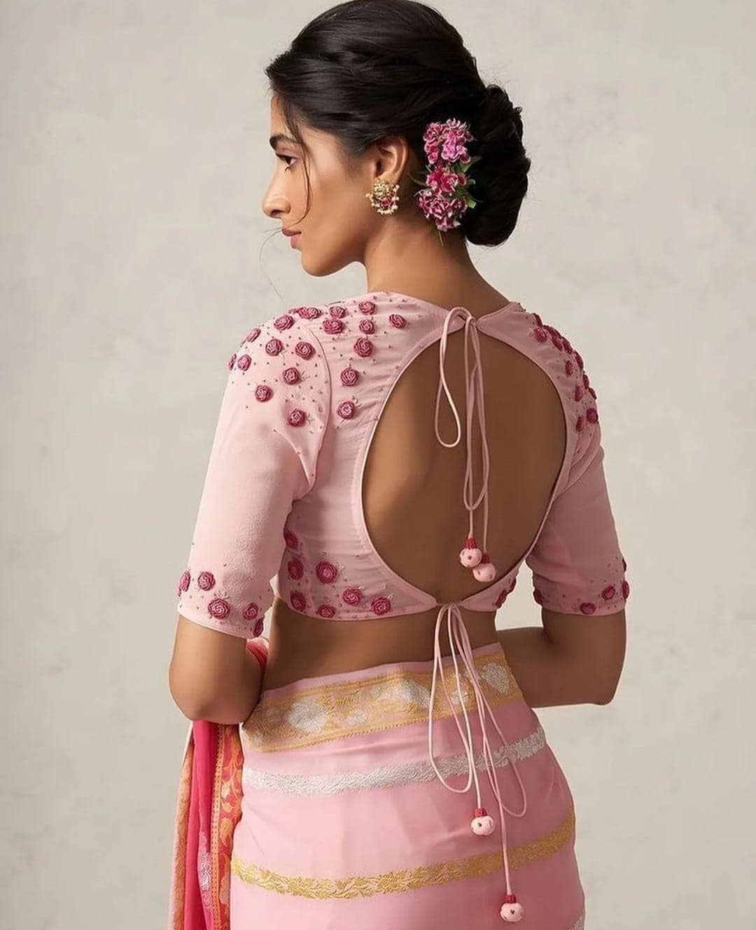 latest stylish blouse designs backless dori trendy back pattern fashion tips1