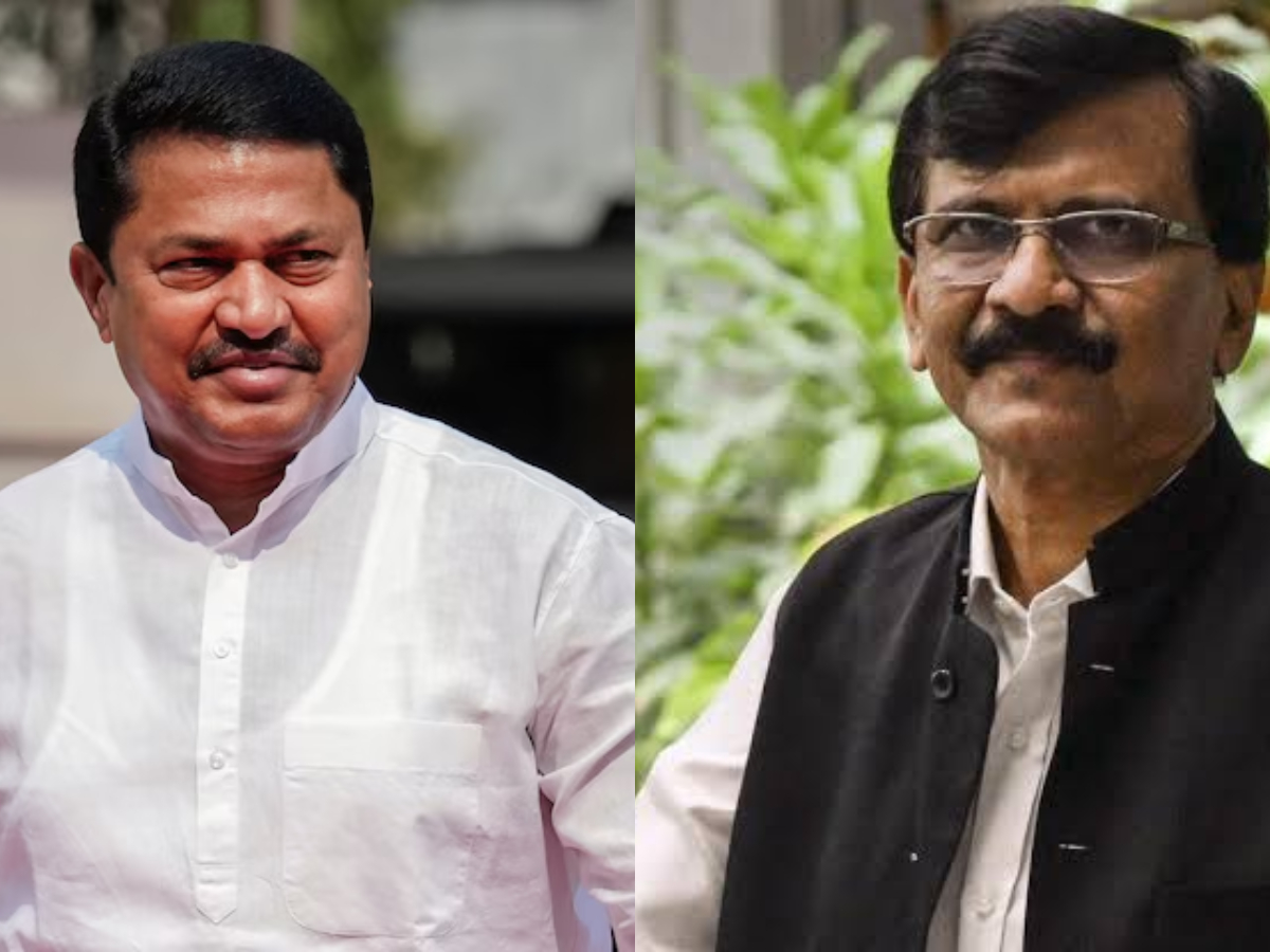 maharashtra elections seat sharing for mva sanjay raut nana patole statement wrw