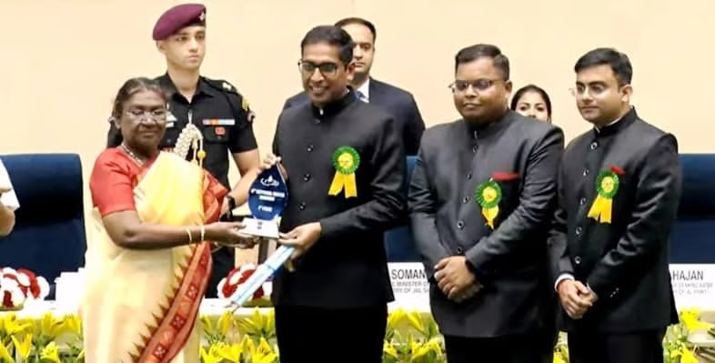 mp indore received 5th national water award from president droupadi murmu1