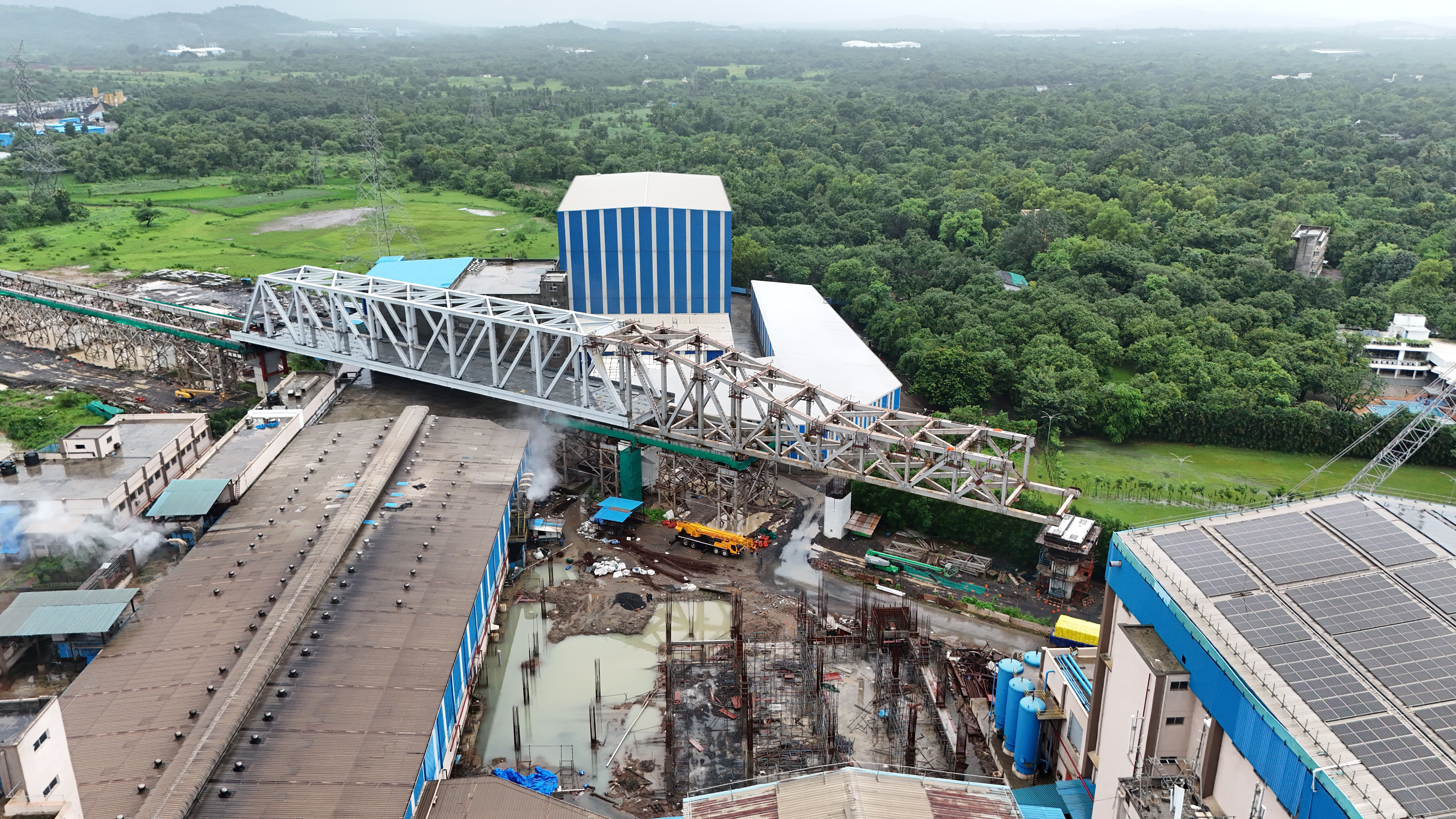 mumbai ahmedabad bullet train project update construction of 5th steel bridge completed in vadodara gujarat1