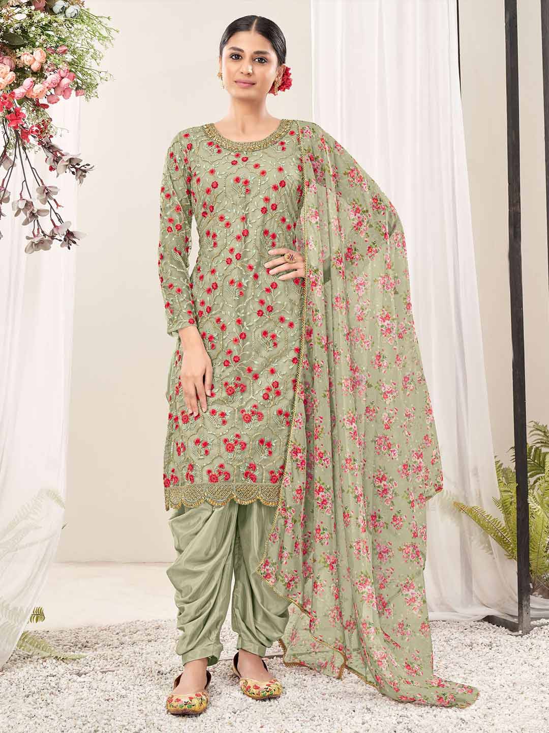 patiala suit designs for karwa chauth2024