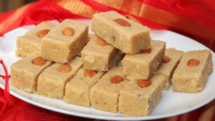 suji ki mithai recipe in gujarati in 15 mints1