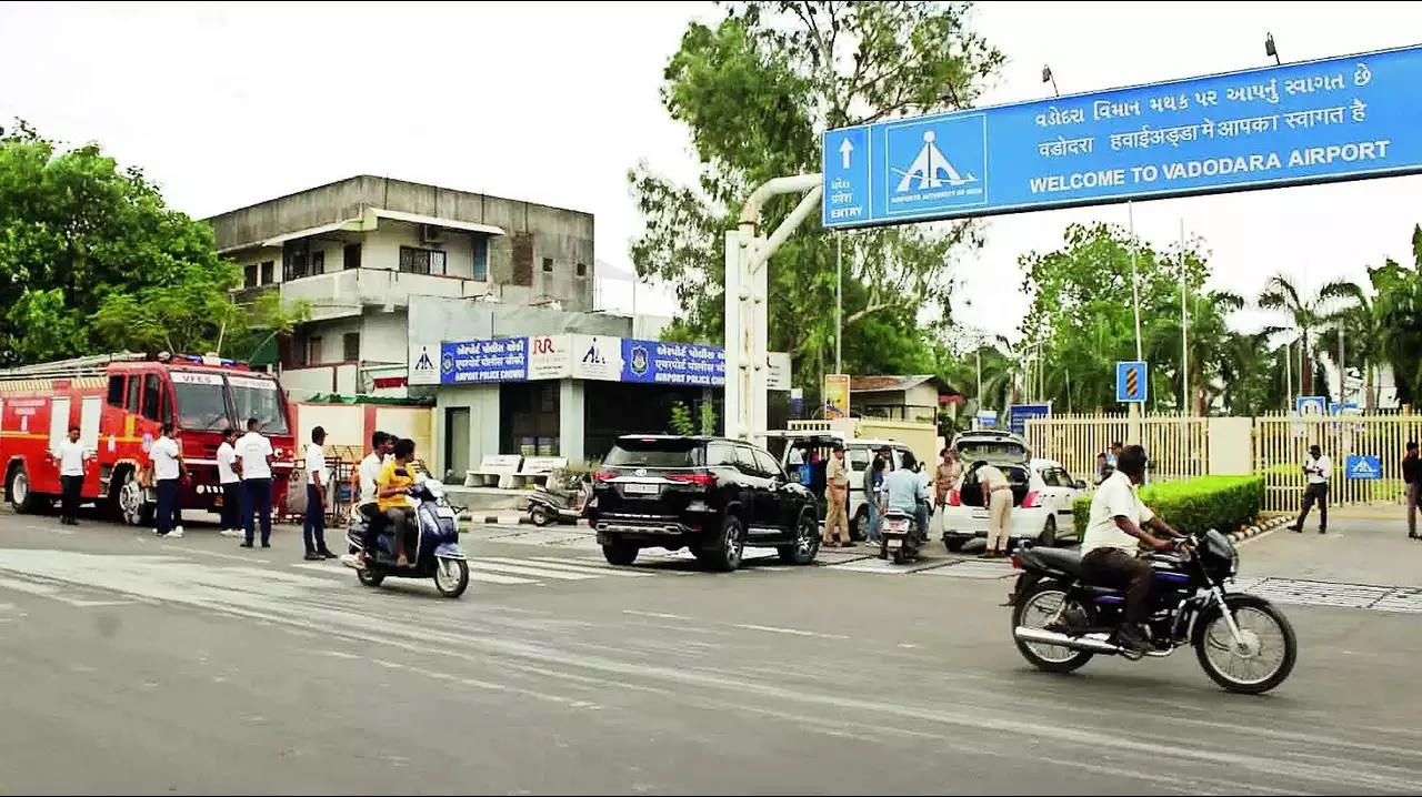 vadodara airport receives bomb threat email turns out to be