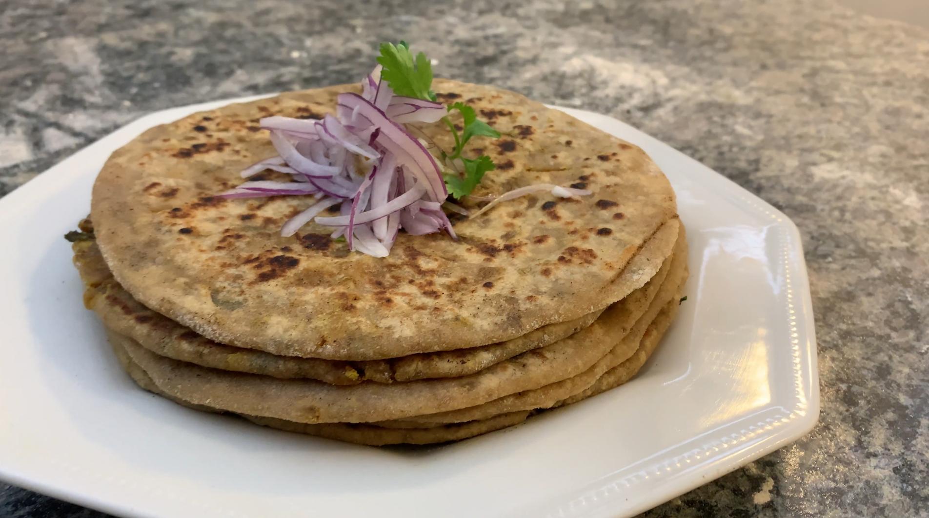 kids lunch box recipe how to make ahari pyaaz paratha achari pyaaz paratha recipe1