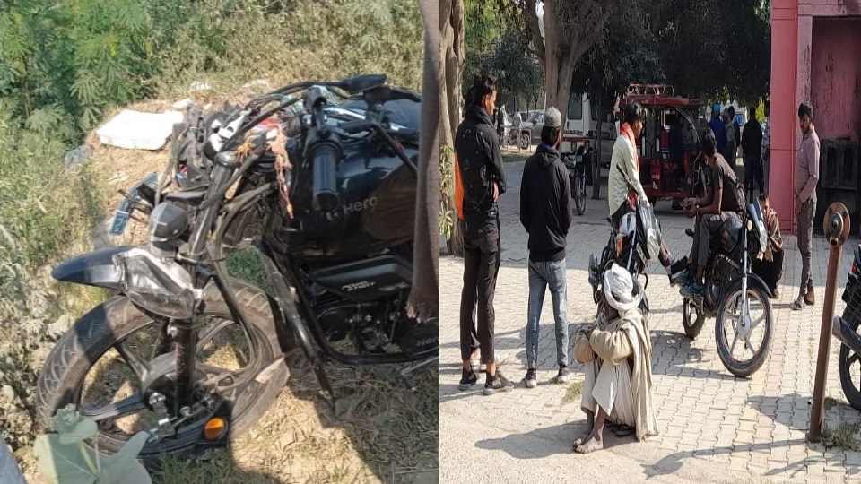 baghpat accident three people dies in a fierce collision between bikes on baraut muzaffarnagar road1