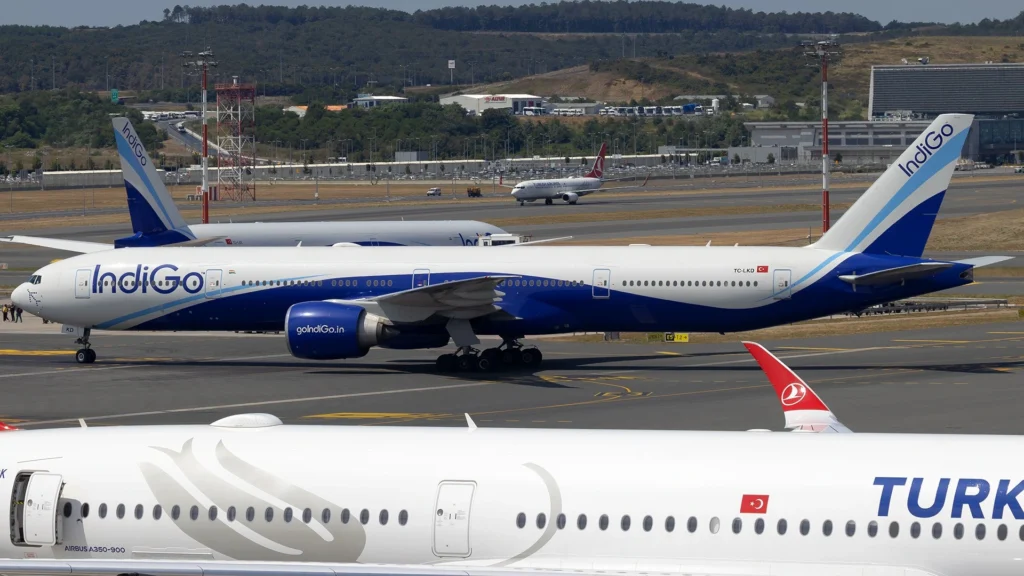 istambul bound indigo flight delayed for 16 hours passengers stranded in mumbaisey